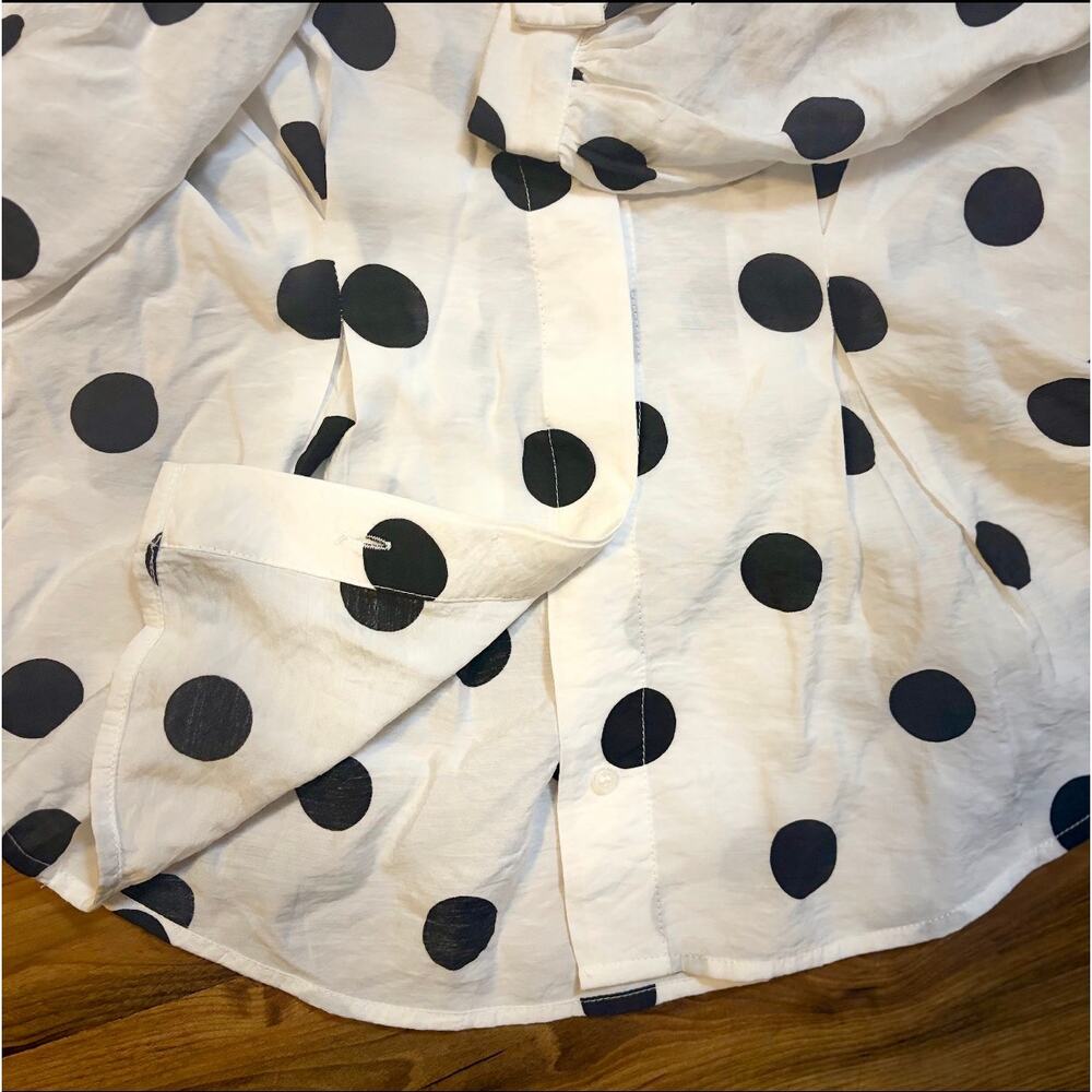 Tie Neck Polka Dot Blouse from H&M - Picture 9 of 10